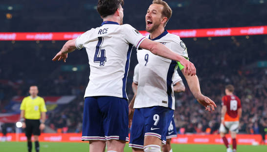 Англия разгромила Латвию в отборе на ЧМ-2026