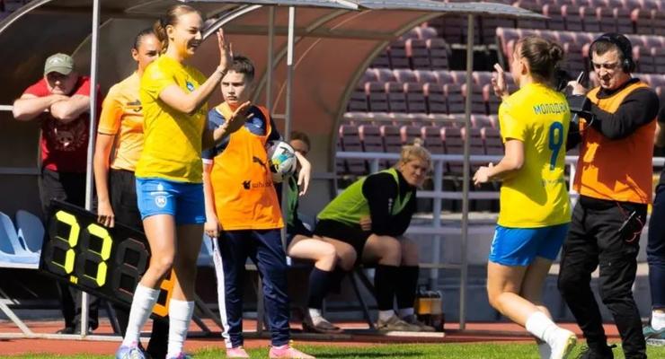 Олімпійська медалістка Білодід дебютувала у футбольній команді Металіст 1925