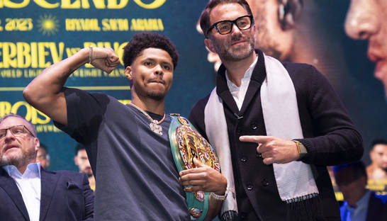 Эдди Хирн намерен продлить контракт с боксером Шакуром Стивенсоном