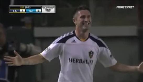 Welcome to Hollywood. Дебютный гол Робби Кина за LA Galaxy