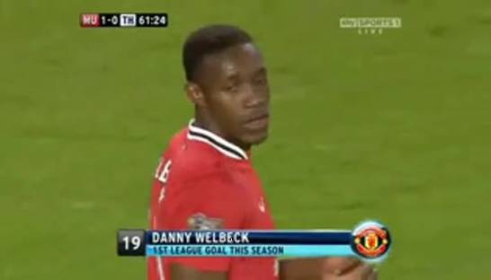 МЮ - Тоттенхэм - 1:0 - гол Уэлбека