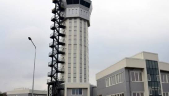 Евро-2012: В аэропорту Донецка достроена самая высокая в Украине аэродромная вышка