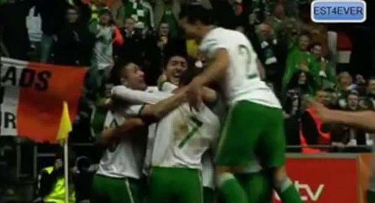 Евро-2012: Конец сказке. Эстония разгромно уступает Ирландии