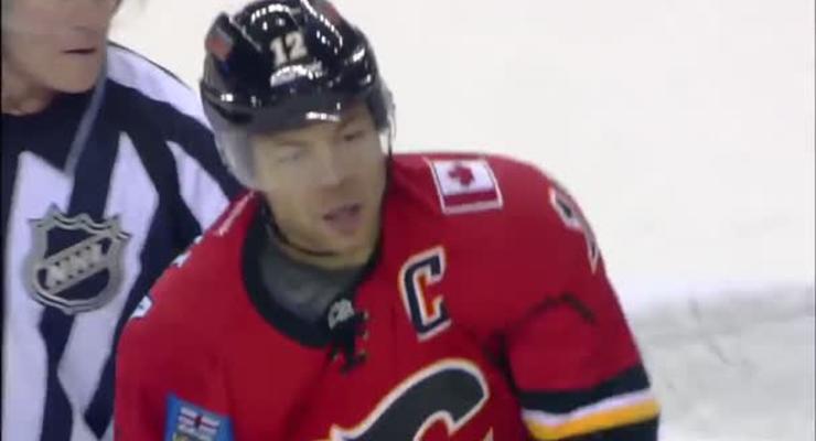 Классика NHL. Жером Игинла делает Хет-трик Горди Хоу