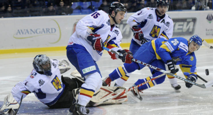 Украинские хоккеисты деклассировали Румынию в первом матче домашнего Еврочелленджа