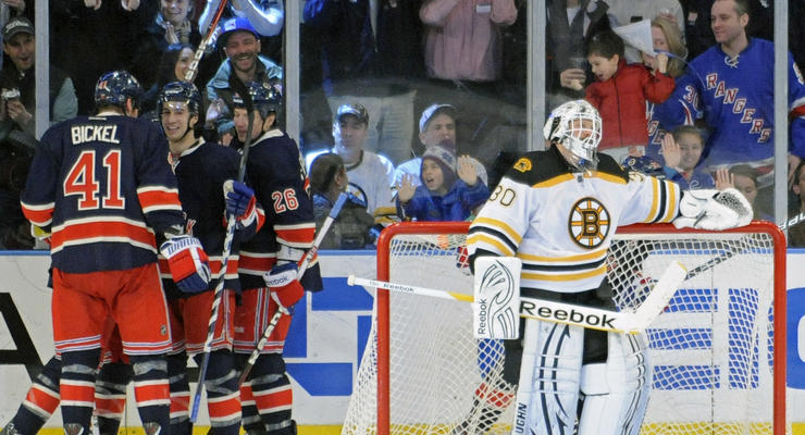 NHL: Рейнджерс обыграли Бостон, Девилс оступились в Нью-Йорке