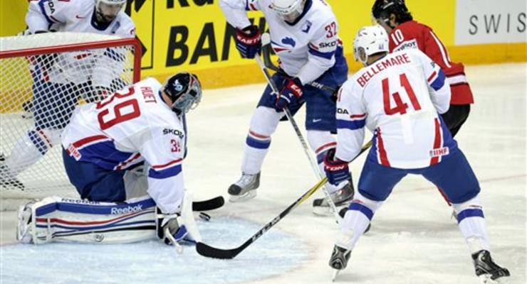 ЧМ по хоккею: Франция обыграла Швейцарию, Германия - Данию
