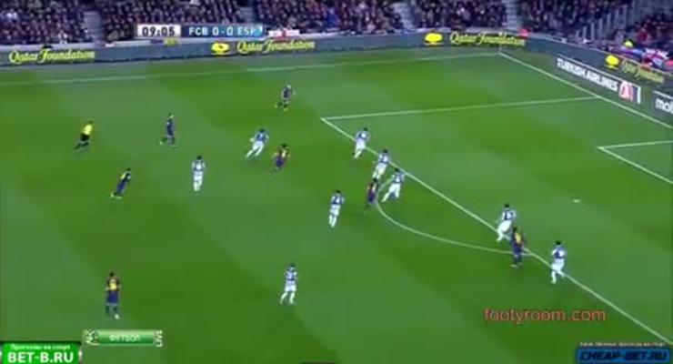 Месси забивает 1-й гол в новом году, Барселона разрывает Эспаньол
