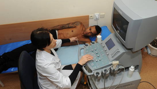 Фотогалерея. Как бразильцы Шахтера с украинскими врачами встречались