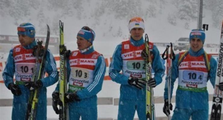 Биатлон. Мужская сборная Украины провалила эстафету на чемпионате мира