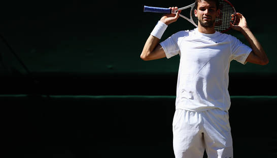 Димитров проиграл битву за финал Уимблдона на глазах у  Марии Шараповой (фото)