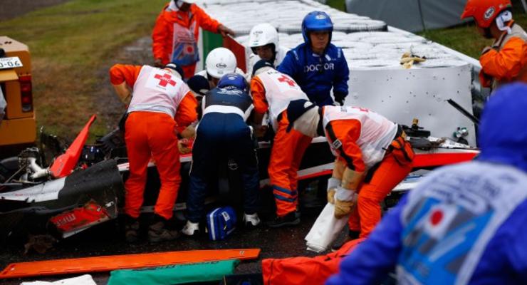 Названа причина ужасной аварии Жюля Бьянки на Гран-при Японии