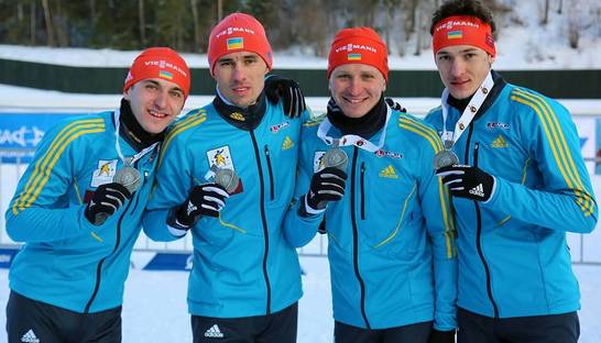 Серебряная точка: Украина завершила чемпионат Европы медалью в мужской эстафете