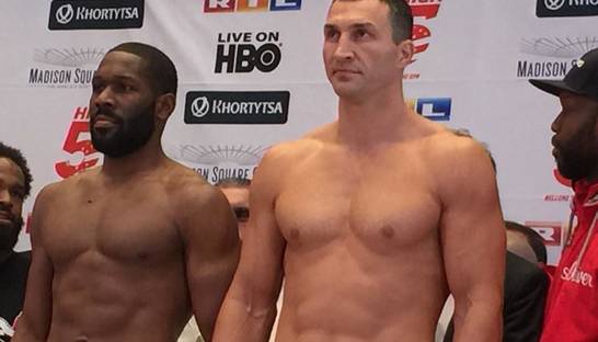 Вес взят: Кличко оказался тяжелее Дженнингса