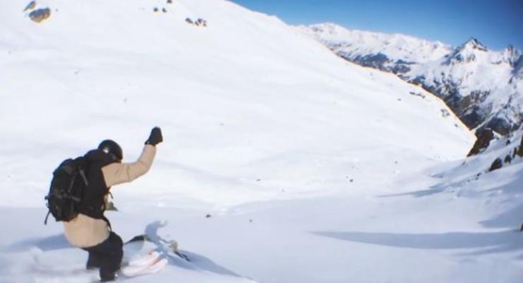 Видео горнолыжника, снятое на iPhone, бьет рекорды в интернете