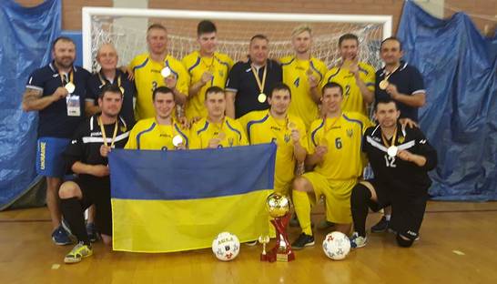 Украина выиграла чемпионат мира по футзалу среди игроков с дефектами зрения