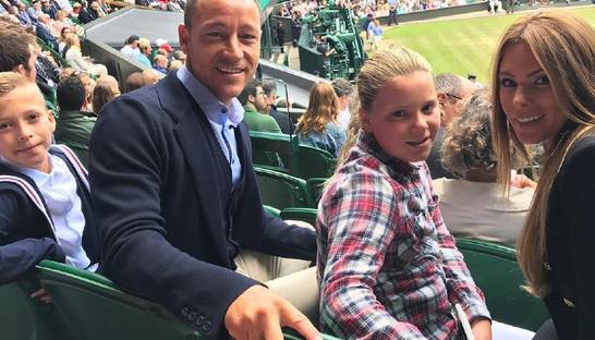 Терри пообедал с видом на матч Уимблдона