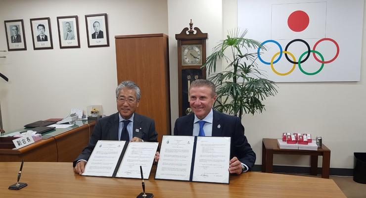 Олимпийские комитеты Украины и Японии подписали меморандум о сотрудничестве