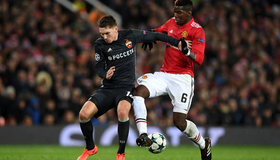 МЮ - ЦСКА 2:1 видео голов и обзор матча Лиги чемпионов