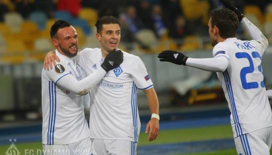 Двое игроков Динамо попали в сборную тура Лиги Европы