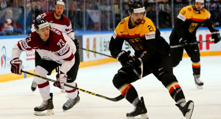 Латвия – Германия: видео онлайн трансляция матча ЧМ по хоккею