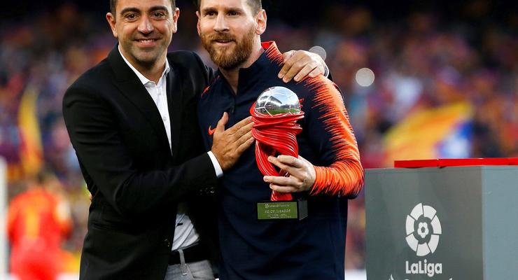 Легенда Барселоны вручил Месси награду лучшему игроку Примеры по итогам апреля