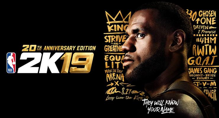 ЛеБрон появится на обложке юбилейного издания NBA 2K19