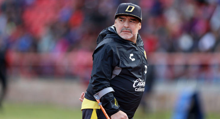 Марадона бурно отпраздновал выход своей команды в полуфинал второй лиги Мексики