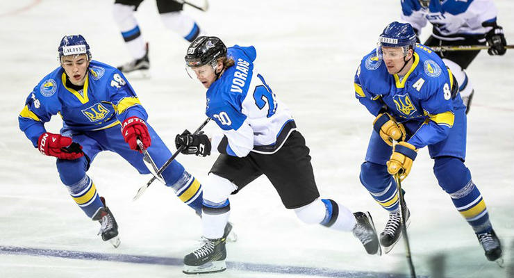 Украина завершила ЧМ-2019 по хоккею поражением от Эстонии в овертайме