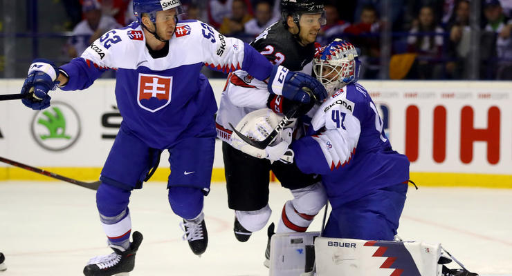 Словакия - Канада - 5:6 видео шайб и обзор матча чемпионата мира по хоккею