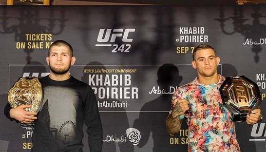 Нурмагомедов и Порье провели первую дуэль взглядов
