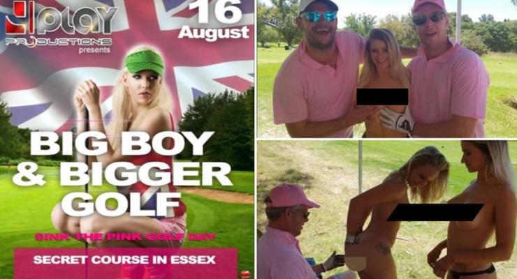 В Англии проведут турнир по гольфу, где спортсменов будут сопровождать голые девушки