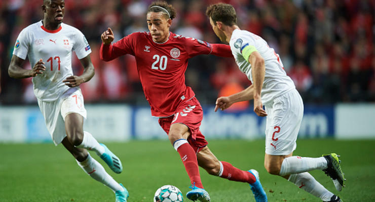 Дания - Швейцария 1:0 Видео голов и обзор матча