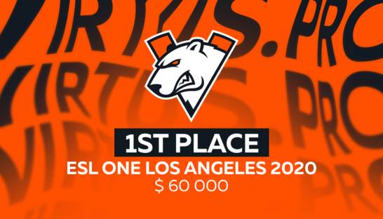 Virtus.pro обыграла OG и стала победителем ESL One Los Angeles 2020