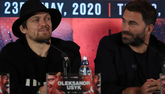 Хирн сообщил, когда может состояться бой Джошуа - Усик