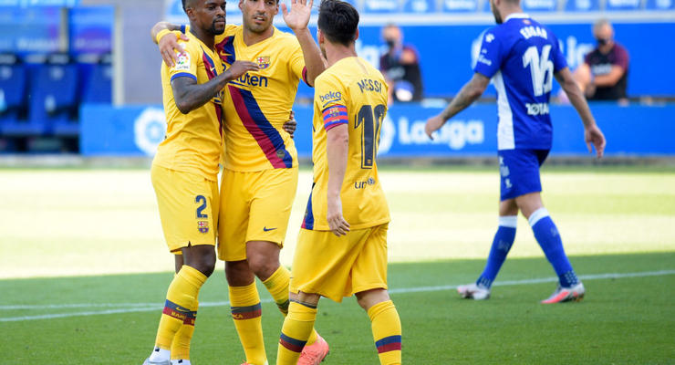 Алавес - Барселона 0:5 видео голов и обзор матча чемпионата Испании