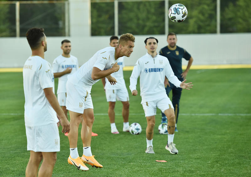 Сборная Украины провела первую тренировку перед поединками Лиги наций / УАФ