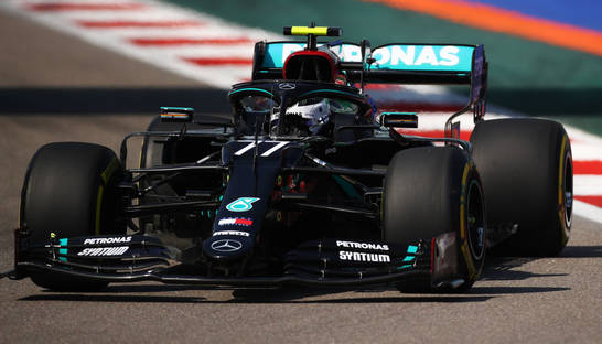 Гран-при России: Боттас выиграл первую практику, Хэмилтон - предпоследний