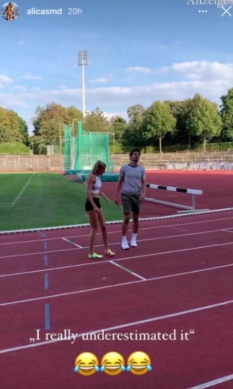 Самая сексуальная легкоатлетка мира провела тренировку в Боруссии Д