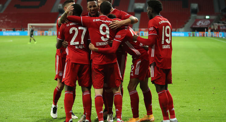 Бавария вырвала победу у Байера в матче Бундеслиги