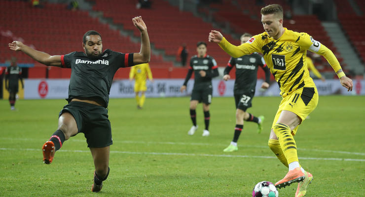 Байер обыграл Боруссию Дортмунд в матче чемпионата Германии