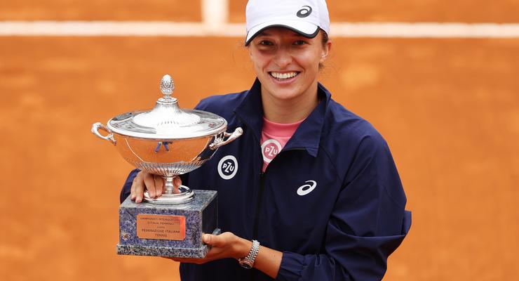 Швентек стала чемпионкой турнира WTA в Италии