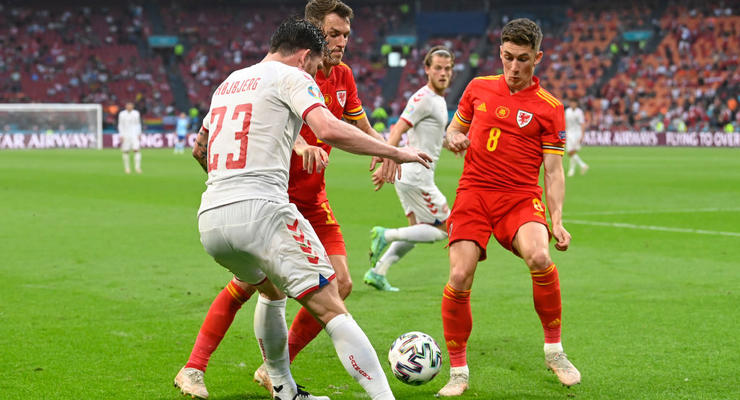 Уэльс — Дания 0:4 видео голов и обзор матча 1/8 финала Евро-2020