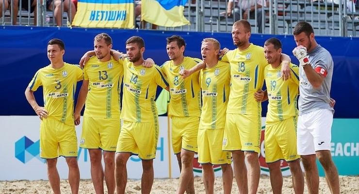 Сборная Украины вышла в финал квалификации на ЧМ-2021 по пляжному футболу