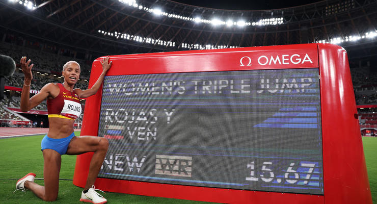 Венесуэльская прыгунья Рохас обновила рекорд украинки Кравец