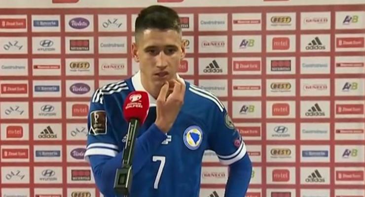 Полузащитник Боснии: Должны выложиться в матче против сборной Украины