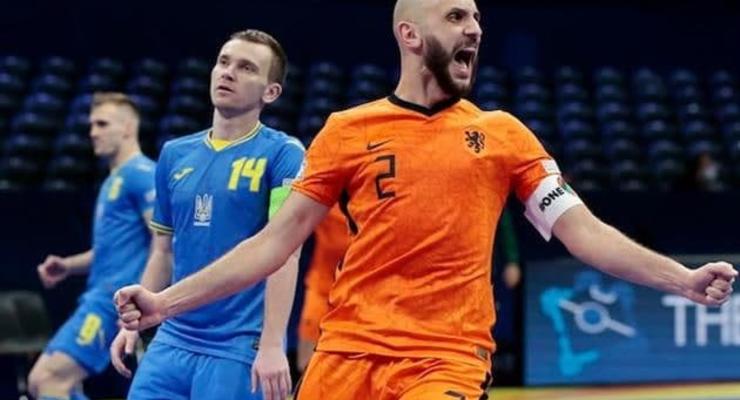 Украина проиграла Нидерландам на старте Евро-2022 по футзалу