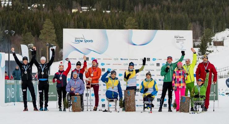 Паралимпийская сборная Украины - в ТОП-3 общего зачета ЧМ по биатлону и лыжным гонкам