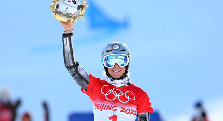 Cноуборд: Ледецка взяла золотую медаль в параллельном гигантском слаломе