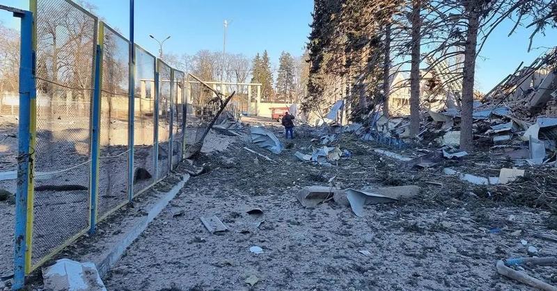 Российские оккупанты вновь обстреляли стадион Десны в Чернигове / ФК Десна